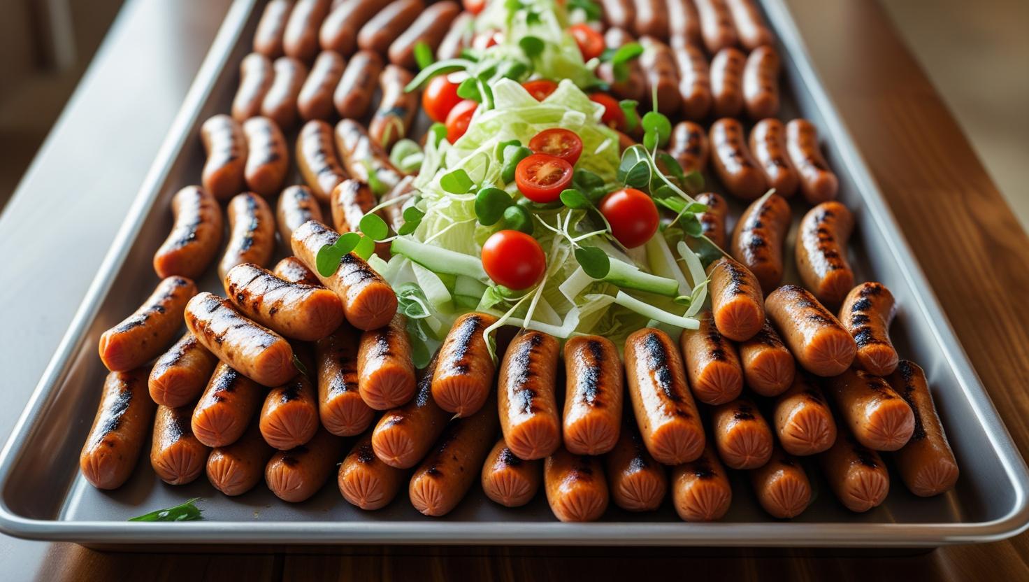 120 grilled Cocktail Sausages
