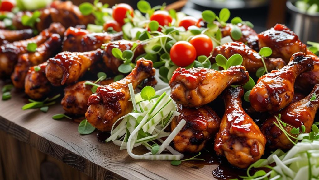 Buffet BBQ Chicken Drumsticks