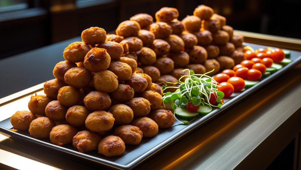 Mini Onion Bhajis balls